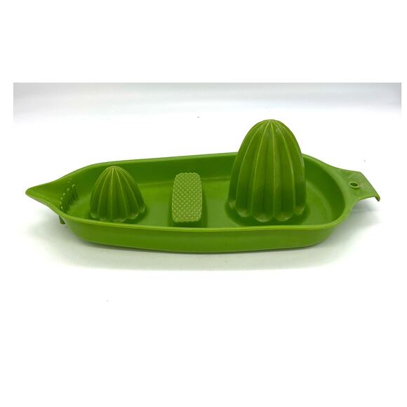 Vintage 1970 Hutzler Plastic Green Lemon Lime Juicer Zester Item no 55 - Picture 6 of 6